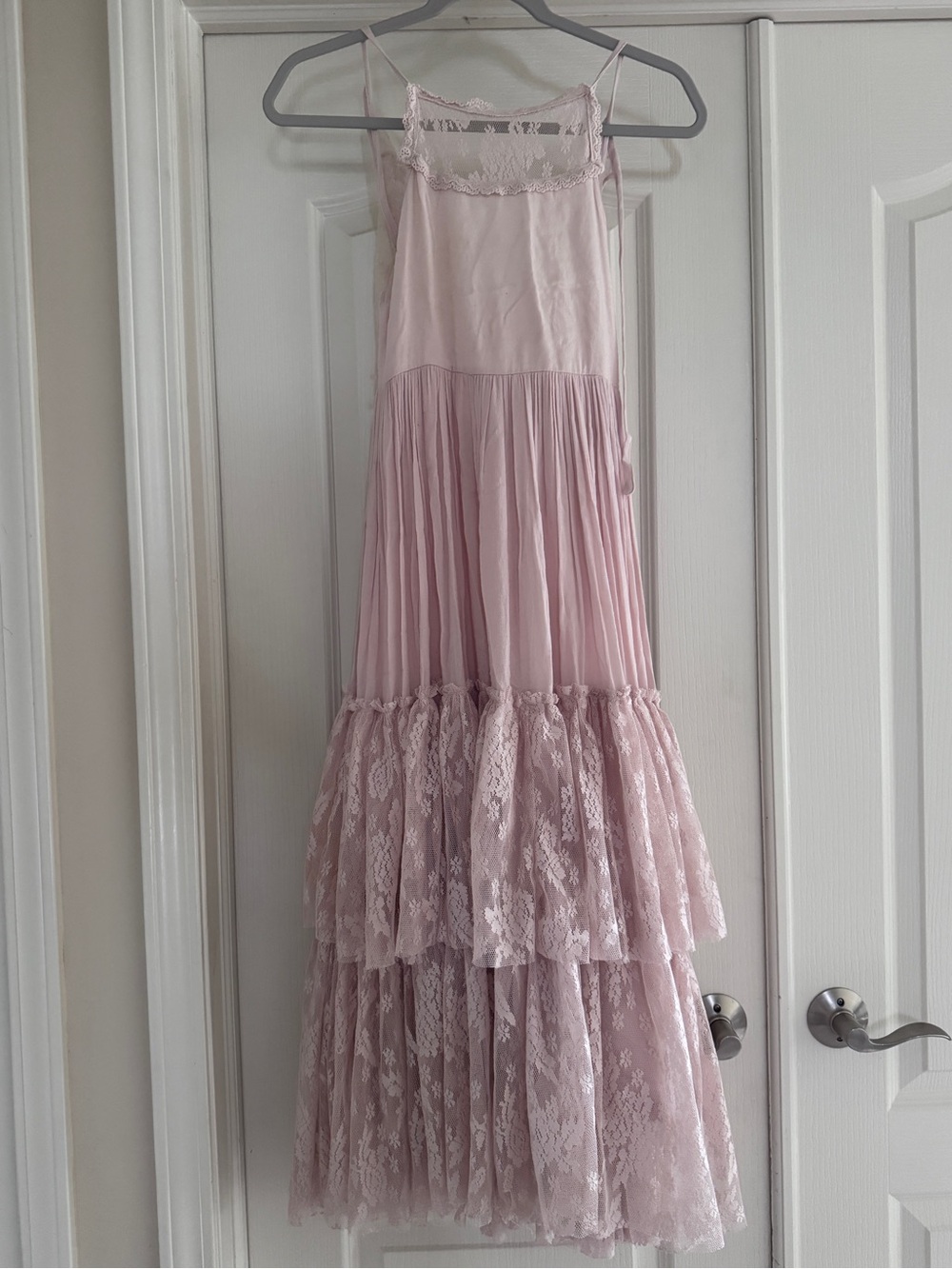 Mia Joy Joyfolie Catrin Ruffled Lace Tiered Dress